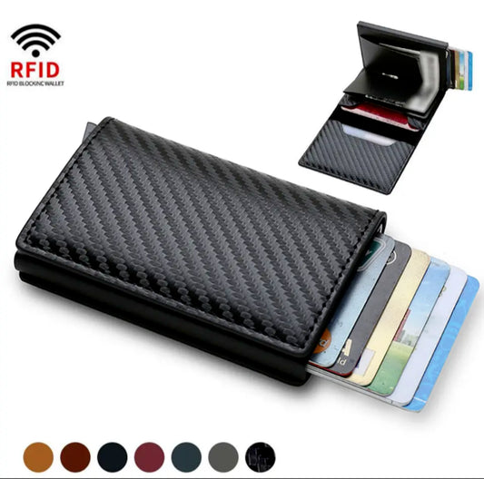 Geldbeutel Slim Wallet Mit RFID Schutz Mini Geldbörse Kartenetui Portemonnaie
