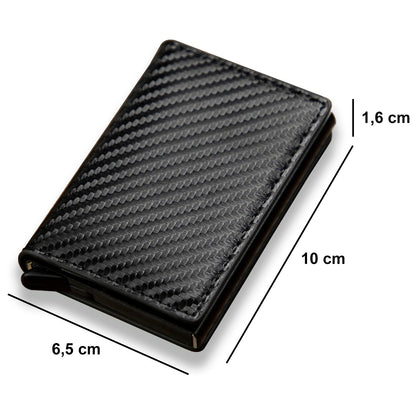 Geldbeutel Slim Wallet Mit RFID Schutz Mini Geldbörse Kartenetui Portemonnaie