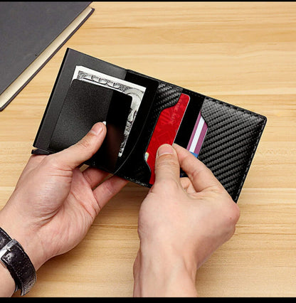 Geldbeutel Slim Wallet Mit RFID Schutz Mini Geldbörse Kartenetui Portemonnaie