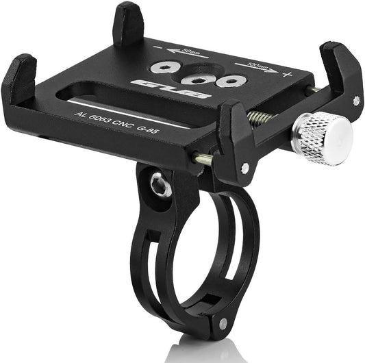 Fahrrad Handyhalterung Aluminium Motorrad Scooter Fahrrad E-Bike Universal Handy Halterung Schnellspanner Lenker Für Handy Halter Drehbar Für 4,7-7,2 Zoll Smartphone, Navi